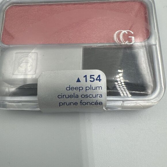 Cover Girl Cheekers #154 Deep Plum Blush With Brush Applicator - Picture 2 of 3